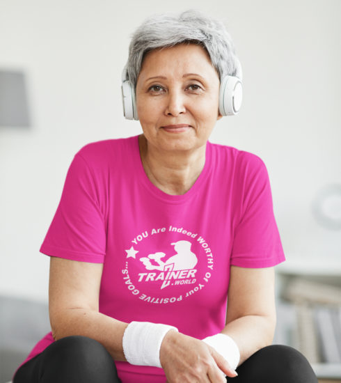 senior-woman-sitting-on-an-exercise-ball-wearing-trainer-z-world-t-shirt-2
